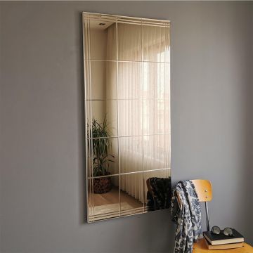 Oglindă NSTLA308d, Argint, 2x130x62 cm