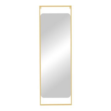 Oglinda Piza aurie din fier si sticla 45x2x140 cm