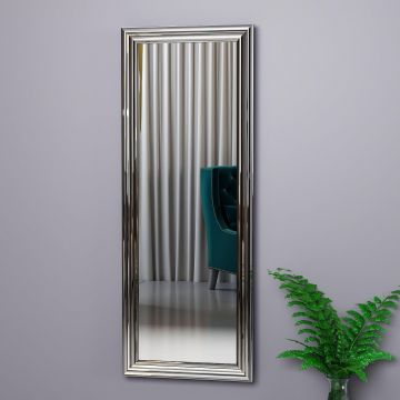 Oglindă Smooth - Silver, Argint, 105x40 cm