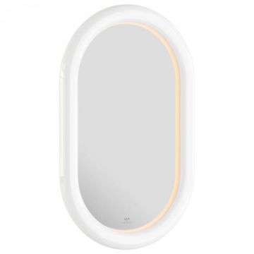 Illuminated mirror, cu ceramica cadru, 50x80cm, wired to room lighting   66743