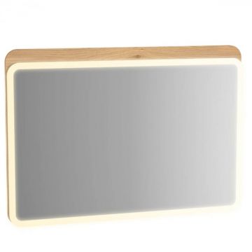 mirror 100cm, light oak   60891