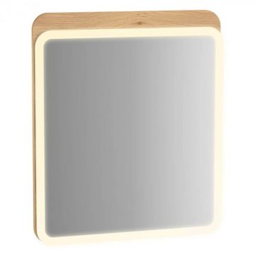 mirror 60cm light oak   60889