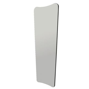 Oglinda Cheval, Siam, Vitros, 55x150x2.2 cm, MDF , Transparent/Negru