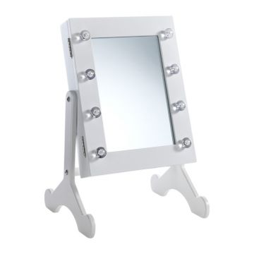 Oglindă cosmetică cu led 29x44 cm Coffer Lux LED – Tomasucci