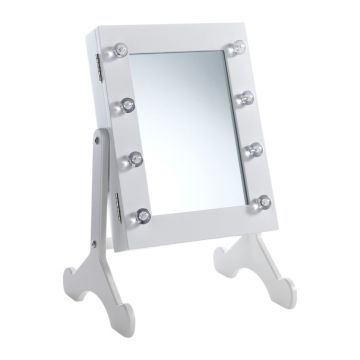 Oglindă cosmetică cu led 29x44 cm Coffer Lux LED – Tomasucci