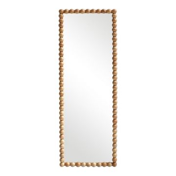 Oglinda cu lemn Ledalo, Pako World, Natural, 45x4.5x130 cm