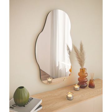 Oglindă de perete Baby Negru 40x72x2.2 cm