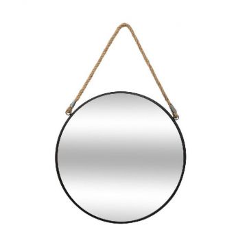 Oglinda de perete PWD-0074 18208 Negru 38x3x38cm