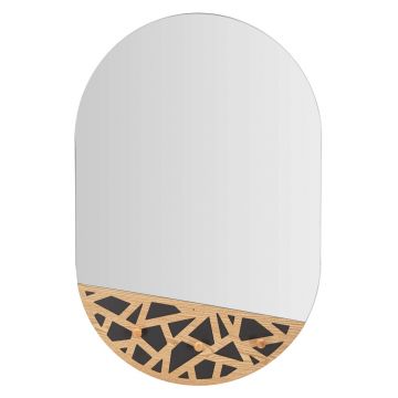 Oglinda decorativa Abiti, Mauro Ferretti, 60.5x90 cm, MDF/sticla, multicolor