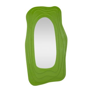 Oglinda decorativa Dafne, Mauro Ferretti, 90x165 cm, MDF/oglinda, verde