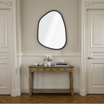 Oglinda decorativa, Lumisfera, Asymmetric Design 30 x 42, Negru