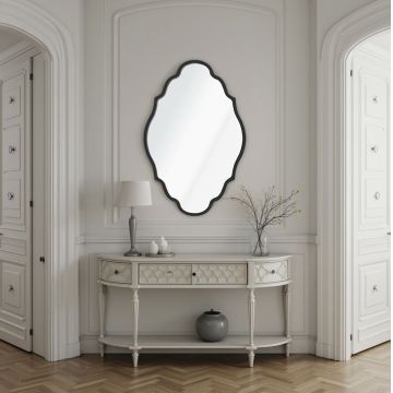 Oglinda decorativa, Lumisfera, Axis 30 x 47, Negru