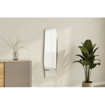 Oglinda decorativa, Siam, Aural, 40x120x2.2 cm, Negru