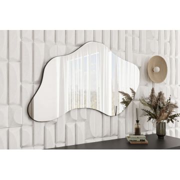 Oglinda decorativa, Siam, Azeila, 60x120x2.2 cm, Negru