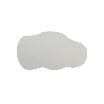 Oglinda decorativa, Siam, Baby, 40x72x2.2 cm, MDF , Negru