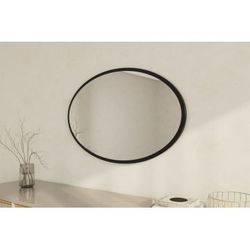 Oglinda decorativa, Siam, Beyo, 60x90x2.2 cm, Negru