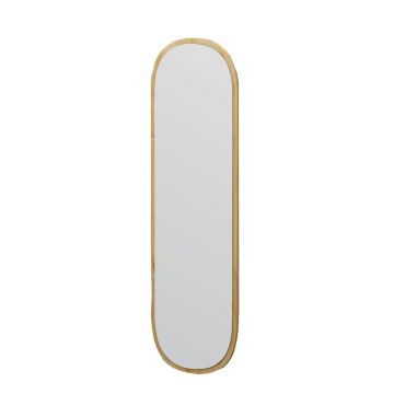 Oglinda decorativa, Siam, Magnum, 40x120x2.2 cm, MDF , Natural