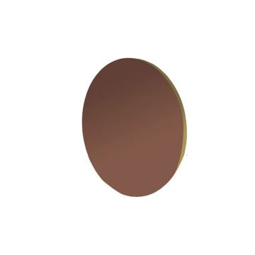 Oglinda decorativa, Siam, Oneas, 70x70x2.2 cm, MDF , Bronz / Aur