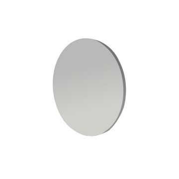 Oglinda decorativa, Siam, Oneas, 70x70x2.2 cm, MDF , Gri închis / Argintiu