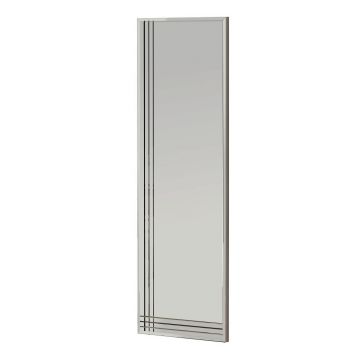 Oglinda decorativa, Siam, Trio, 40x120x2.2 cm, MDF , Transparent