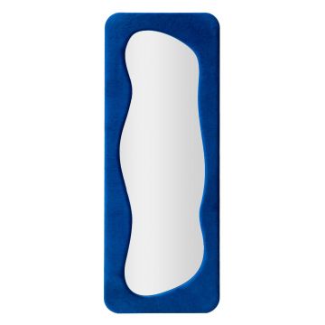Oglinda decorativa Theodor, Mauro Ferretti, 40x160 cm, MDF/poliester, albastru