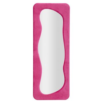 Oglinda decorativa Theodor, Mauro Ferretti, 40x160 cm, MDF/poliester, fucsia