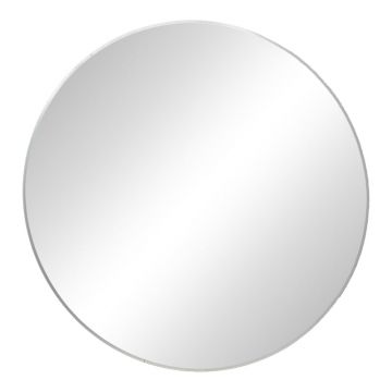 Oglinda Emmett Inart argintiu aluminiu 80x80x2.5cm
