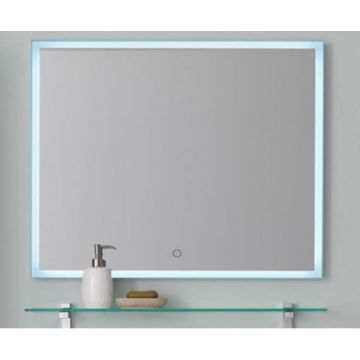 Oglinda KolpaSan cu iluminare LED si touchscreen 80x70 - Dimensiune 80x70