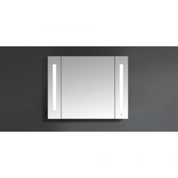 Oglinda led cu dulap Canaria - Wellis - Dimensiune 80x70