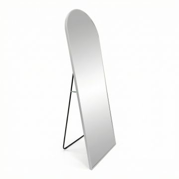 Oglinda Lorens, Aluminiu, Argintiu, 46x40x150 cm