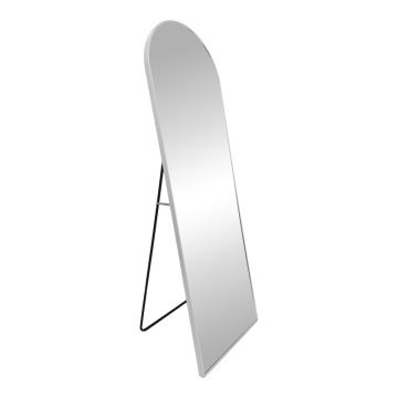 Oglindă Lorens Inart din aluminiu în argintiu-negru 46x40x150cm 40x46