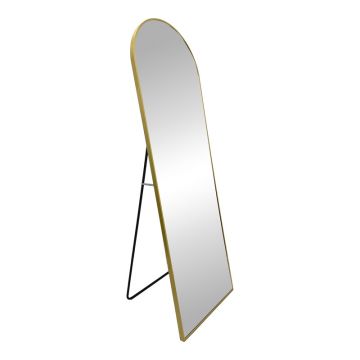 Oglindă Lorens Inart din aluminiu în culoare aur-negru 46x40x150cm 40x46