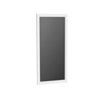 Oglinda Oristo Montebianco cu rama, alb mat 40x80 - Dimensiune 40x80