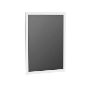 Oglinda Oristo Montebianco cu rama, alb mat 60x80 - Dimensiune 60x80