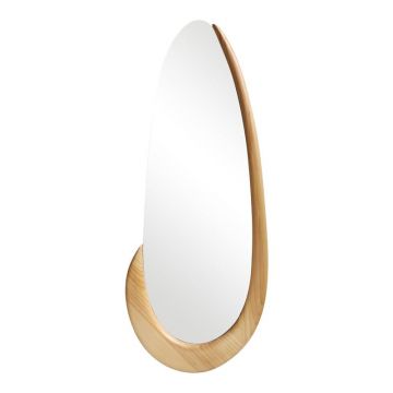 Oglinda ovala Marly, Pako World, Natural, 50x4x127 cm