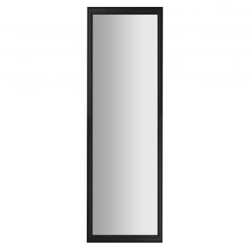 Oglinda perete, model, culoare negru, dimensiuni 34 x 124cm, cadru lemn