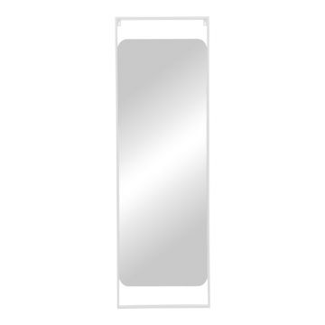 Oglinda Piza Inart sticla alb fier 45x2x140cm