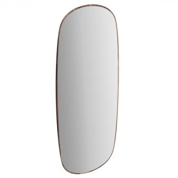 rotating mirror, 35cm, dark oak   64059