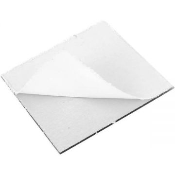 Set 100 Bucati Oglinzi Acrilice Adezive in Forma de Patrat, Marime 4 x 4 cm pentru Decor si Design Interior,