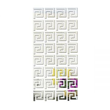 Set oglinzi acrilice decorative Greece - motiv traditional grecesc, 120 X 60 cm