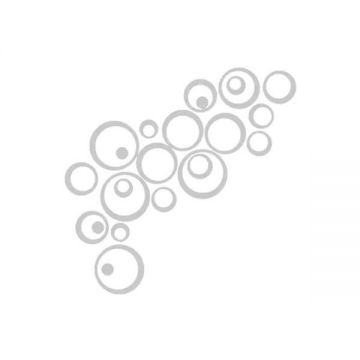 Set Oglinzi Design Modern,Oglinzi Decorative Acrilice, 24 bucati/set
