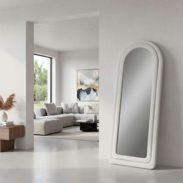 Oglinda Cheval, Hanah Home, Doga, 65x170 cm, MDF , Crem