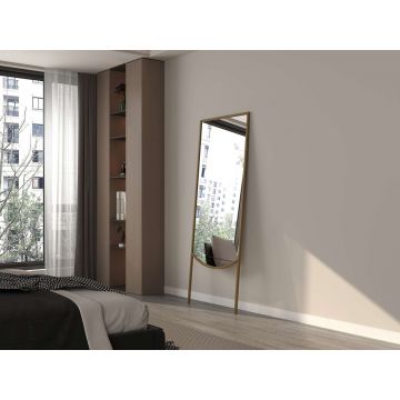 Oglinda Cheval, Hanah Home, Econo, 70x180 cm, Metal, Auriu