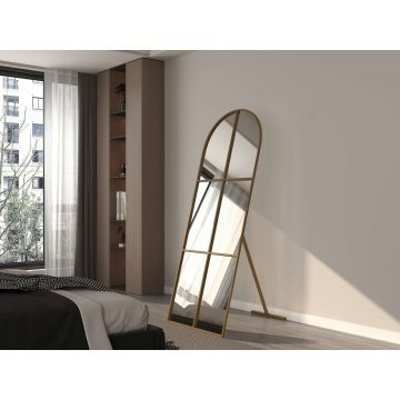 Oglinda Cheval, Hanah Home, Influencer, 70x180 cm, Metal, Auriu