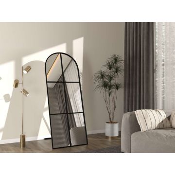 Oglinda Cheval, Hanah Home, Influencer, 70x180 cm, Metal, Negru