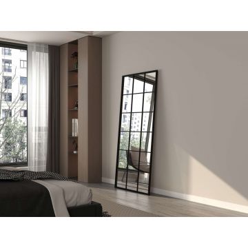 Oglinda Cheval, Hanah Home, Karex, 80x180 cm, Metal, Negru