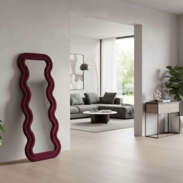 Oglinda Cheval, Hanah Home, Mundo, 65x170 cm, MDF , Rosu claret