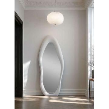 Oglinda Cheval, Hanah Home, Nero, 70x165 cm, MDF , Crem