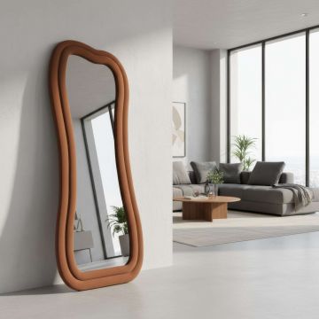 Oglinda Cheval, Hanah Home, Sun, 65x170 cm, MDF , Caramiziu