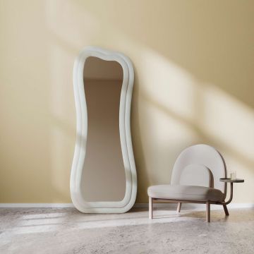 Oglinda Cheval, Hanah Home, Sun, 65x170 cm, MDF , Crem
